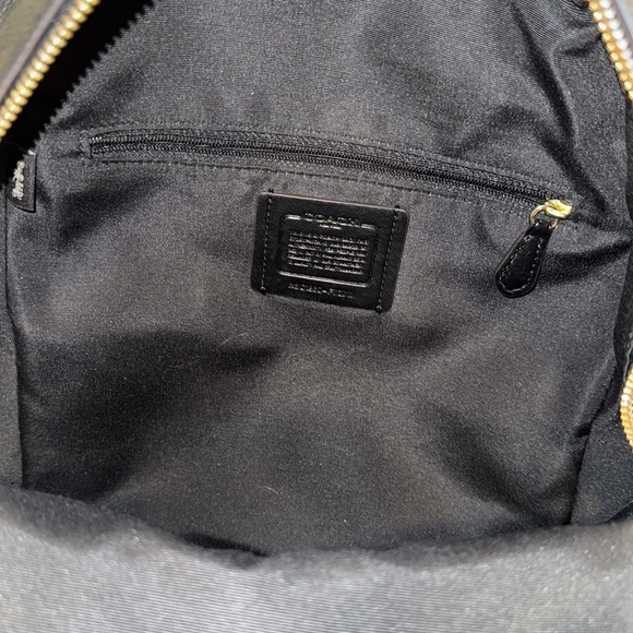 Coach Colorblock Charlie Pebbled Leather Backpack - Picture 11 of 17